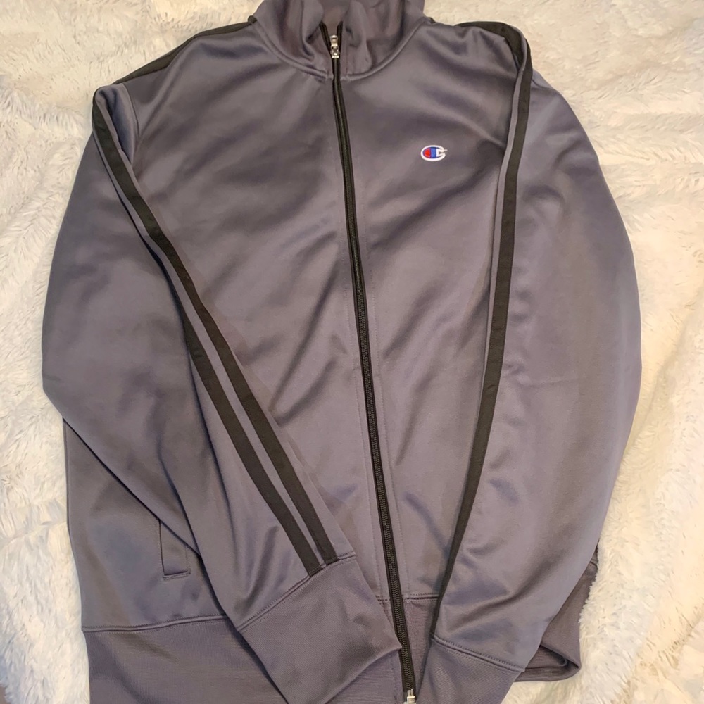 Men’s Champion zip up track jacket NWOT Size L